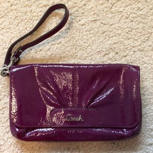 Coach large wristlet